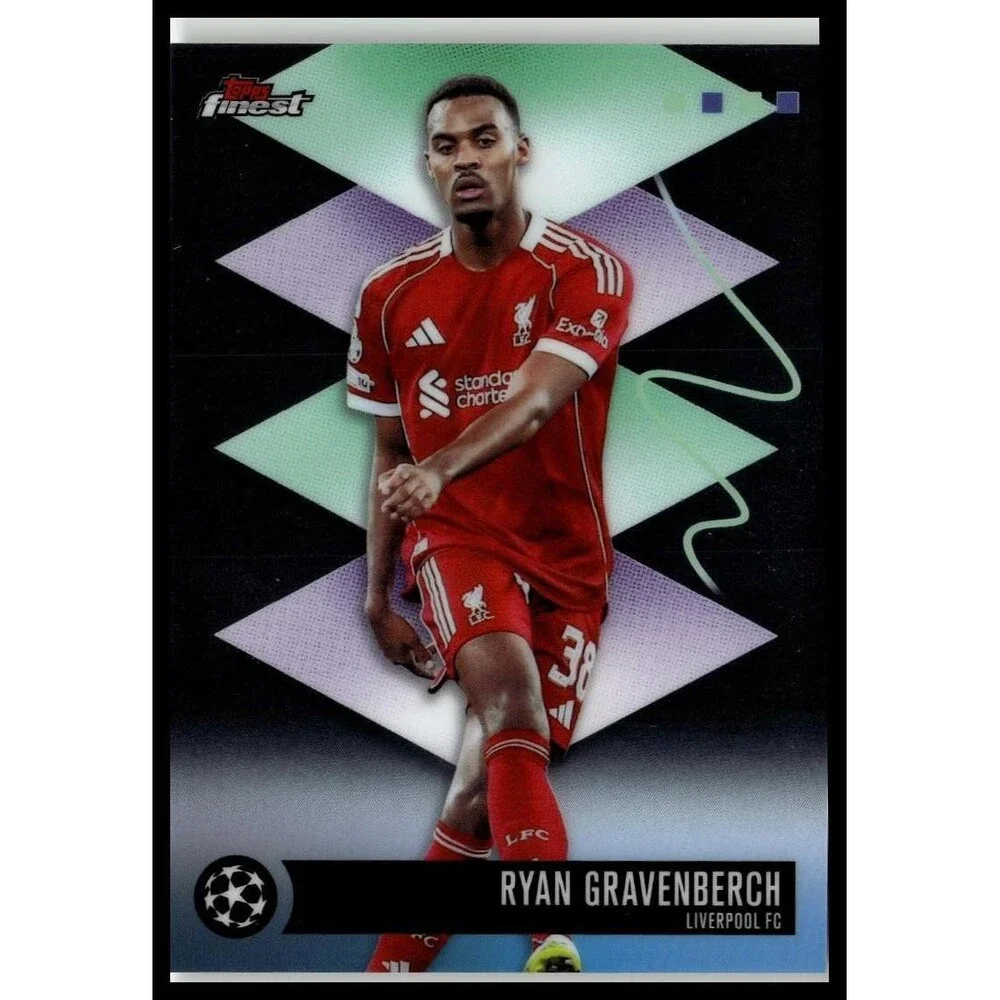 2026 Topps Finest Ryan Gravenberch #584 Liverpool Rare